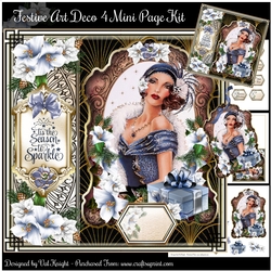 Festive Art Deco 4 Mini Page Kit
