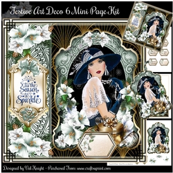 Festive Art Deco 6 Mini Page Kit