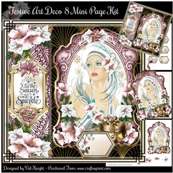 Festive Art Deco 8 Mini Page Kit   