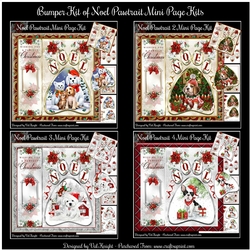 Bumper Kit of Noel Pawtrait Mini Page Kits