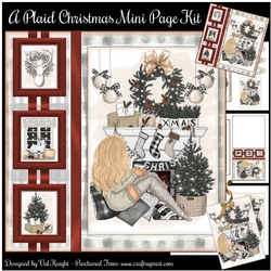 A Plaid Christmas Mini Page Kit