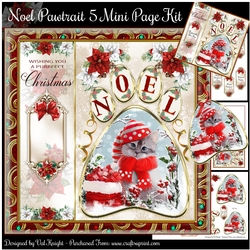 Noel Pawtrait 5 Mini Page Kit