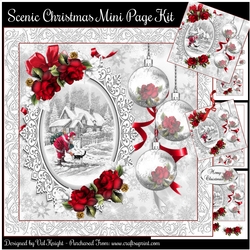 Scenic Christmas Mini Page Kit