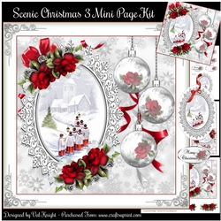 Scenic Christmas 3 Mini Page Kit