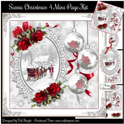 Scenic Christmas 4 Mini Page Kit