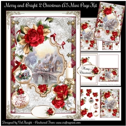 Merry and Bright 2 Christmas A5 Mini Page Kit