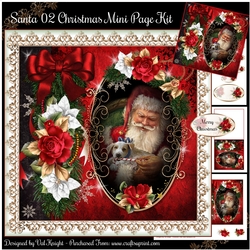 Santa 02 Christmas Mini Page Kit