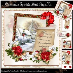 Christmas Sparkle Mini Page Kit