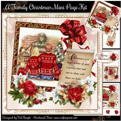 A Family Christmas Mini Page Kit