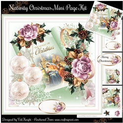 Nativity Christmas Mini Page Kit
