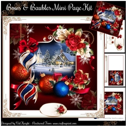 Bows & Baubles Mini Page Kit