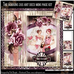 The Roaring 20s Art Deco Mini Page Kit