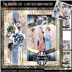 The Roaring 20s 2 Art Deco Mini Page Kit