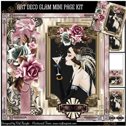 Art Deco Glam Mini Page Kit