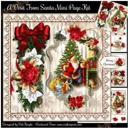 A Visit From Santa Mini Page Kit