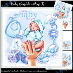 New Baby Boy Mini Page Kit