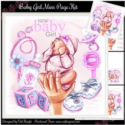 New Baby Girl Mini Page Kit