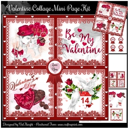 Valentine Collage Mini Page Kit