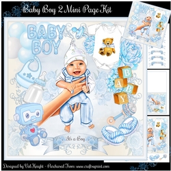 Baby Boy 2 Mini Page Kit