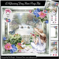 A Relaxing Day Mini Page Kit