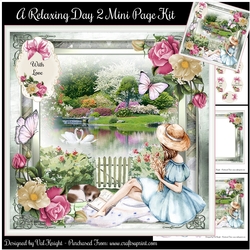 A Relaxing Day 2 Mini Page Kit