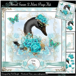 Floral Swan 2 Mini Page Kit