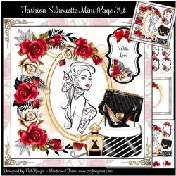 Fashion Silhouette Mini Page Kit