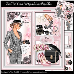 For The Diva In You Mini Page Kit