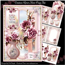 Couture Roses Mini Page Kit