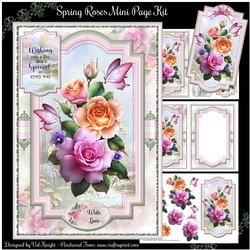 Spring Roses Mini Page Kit