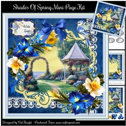 Shades Of Spring Mini Page Kit