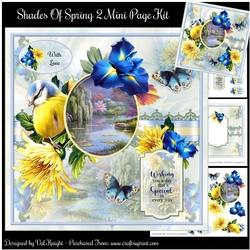 Shades Of Spring 2 Mini Page Kit