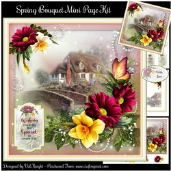 Spring Bouquet Mini Page Kit 
