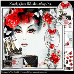 Simply Glam 03 Mini Page Kit