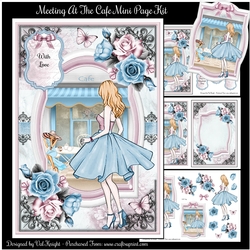 Meeting At The Cafe Mini Page Kit