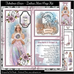Fabulous Aries - Zodiac Mini Page Kit