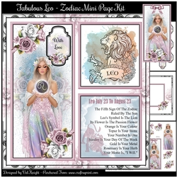 Fabulous Leo - Zodiac Mini Page Kit  