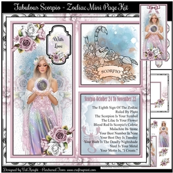 Fabulous Scorpio - Zodiac Mini Page Kit