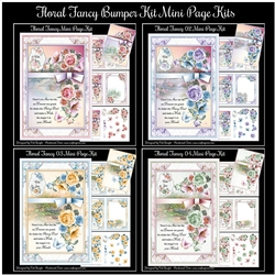 Floral Fancy Bumper Kit Mini Page Kits