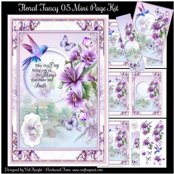 Floral Fancy 05 Mini Page Kit