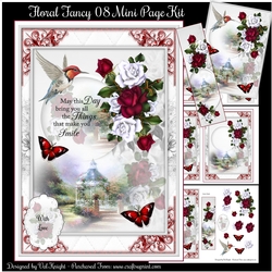 Floral Fancy 08 Mini Page Kit
