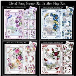 Floral Fancy Bumper Kit 02 Mini Page Kits