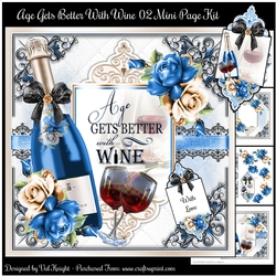 Age Gets Better With Wine 02 Mini Page Kit