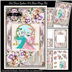 Art Deco Ladies 04 Mini Page Kit