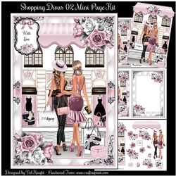 Shopping Divas 02 Mini Page Kit