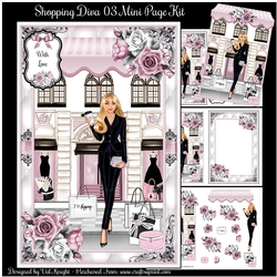 Shopping Diva 03 Mini Page Kit