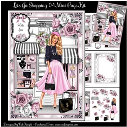 Lets Go Shopping 04 Mini Page Kit