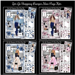 Lets Go Shopping Bumper Mini Page Kits