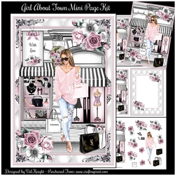 Girl About Town Mini Page Kit