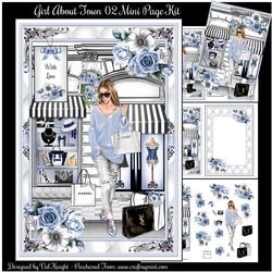 Girl About Town 02 Mini Page Kit